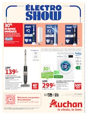 Promos Lit dans le catalogue "ÉLECTROSHOW" de Auchan Hypermarché Lit en promo dans le catalogue Auchan Hypermarché à la page 12