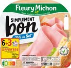 Jambon Simplement Bon -25 % Sel - Fleury Michon dans le catalogue Lidl