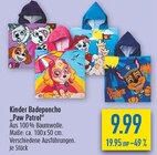 Kinder Badeponcho im Angebot bei diska in Erfurt Kinder Badeponcho Angebote von Paw Patrol bei diska Erfurt für 9,99 €