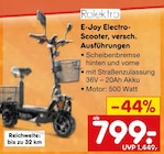 E-Joy Electro-Scooter im Angebot bei Netto Marken-Discount in Ingolstadt E-Joy Electro-Scooter Angebote von Rolektro bei Netto Marken-Discount Ingolstadt für 799,00 €