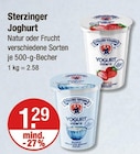 Joghurt von Sterzinger im aktuellen V-Markt Prospekt für 1,29 €