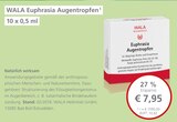 Euphrasia Augentropfen Angebot in Vöhringen Euphrasia Augentropfen im aktuellen Prospekt bei LINDA in Vöhringen