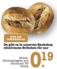 ofenfrische Brötchen Angebote bei E center Dreieich für 0,19 €
