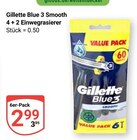 Blue 3 Smooth im Angebot bei GLOBUS in Herne Blue 3 Smooth Angebote von Gillette bei GLOBUS Herne für 2,99 €