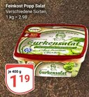 Gurkensalat Angebote von Feinkost Popp bei GLOBUS Oberhausen für 1,19 €