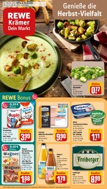 REWE Supermarkt Prospekt der aktuellen Woche mit 34 Seiten, gültig von 20.10.2025 bis 25.10.2025, in Walbeck und Umgebung Aktueller REWE Supermarkt Prospekt in Walbeck und Umgebung, "Dein Markt" mit 34 Seiten, 20.10.2025 - 25.10.2025