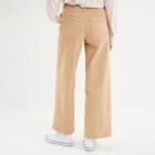 Pantalon large 7/8ème coton sable femme à 8,99 € dans le catalogue La Halle
