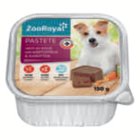 Pastete Hundennassfutter im Angebot bei toom Baumarkt in Rheda-Wiedenbrück Pastete Hundennassfutter Angebote von ZooRoyal bei toom Baumarkt Rheda-Wiedenbrück für 0,50 €