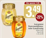 Sommerblüten- oder Landhonig im WEZ Prospekt zum Preis von 3,49 €