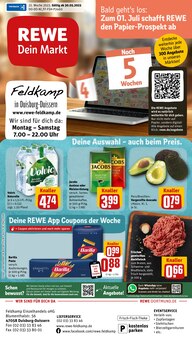 REWE Prospekt Duisburg "Dein Markt" mit 30 Seiten