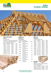 Kantholz Angebote im Prospekt "Holz- & Baukatalog 2024/25" von Holz Possling auf Seite 64