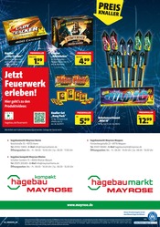 Aktueller hagebau kompakt Prospekt mit Raketen, "Feuerwerksverkauf", Seite 4