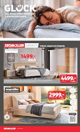 Bett im Segmüller Prospekt in Rüsselsheim Aktueller Segmüller Prospekt mit Bett, "Zum Glück gibt’s Segmüller - Segmüller Select", Seite 6