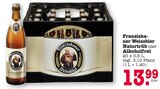 Weissbier Naturtrüb oder Alkoholfrei im Angebot bei E center in Frankenthal Weissbier Naturtrüb oder Alkoholfrei Angebote von Franziskaner bei E center Frankenthal für 13,99 €