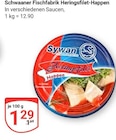 Schwaaner Fischfabrik Heringsfilet-Happen im Angebot bei GLOBUS in Gera Schwaaner Fischfabrik Heringsfilet-Happen Angebote von Sywan bei GLOBUS Gera für 1,29 €