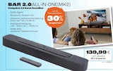 BAR 2.0ALL-IN-ONE(MK2) Kompakte 2.0-Kanal-Soundbar Angebote bei Marktkauf Göppingen für 139,99 €