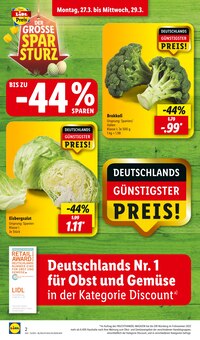 Lidl Dortmund Prospekt der aktuellen Woche, gültig von 27.03.2023 bis 01.04.2023 Aktueller Lidl Dortmund Prospekt "LIDL LOHNT SICH" mit 61 Seiten