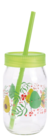 Le verre “Fruits” avec paille - Bazarland à Agen Le verre “Fruits” avec paille en promo chez Bazarland Agen à 1,49 €
