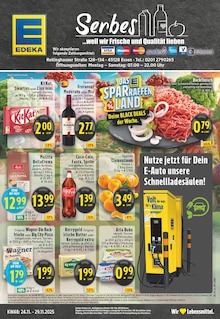 EDEKA Prospekt der Woche "Aktuelle Angebote" Seite 1, 24.11.2025 bis 29.11.2025 für Essen Aktueller EDEKA Prospekt "Aktuelle Angebote" Seite 1 von 24 Seiten für Essen