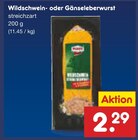 Wildschwein- oder Gänseleberwurst Angebote bei Netto Marken-Discount Wismar für 2,29 €