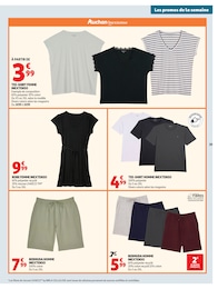 Prix et réduction Vêtements Homme dans le prospectus Auchan Hypermarché en cours Offre Vêtements Homme dans le catalogue Auchan Hypermarché du moment à la page 39