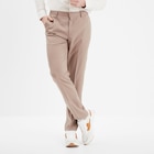 Pantalon droit avec pinces taupe homme - LH en promo chez La Halle Pantalon droit avec pinces taupe homme - LH dans le catalogue La Halle