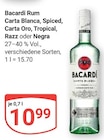 Carta Blanca im Angebot bei GLOBUS in Rüsselsheim Carta Blanca Angebote von Bacardi bei GLOBUS Rüsselsheim für 10,99 €