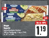 Baguette im Angebot bei EDEKA in Chemnitz Baguette Angebote von Meggle bei EDEKA Chemnitz für 1,19 €