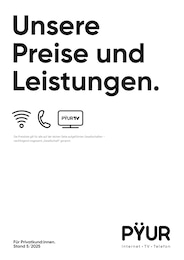 PŸUR Prospekt für Schmalkalden mit 23 Seiten PŸUR Prospekt für Schmalkalden: "Unsere Preise und Leistungen.", 23 Seiten, 01.05.2025 - 31.08.2025