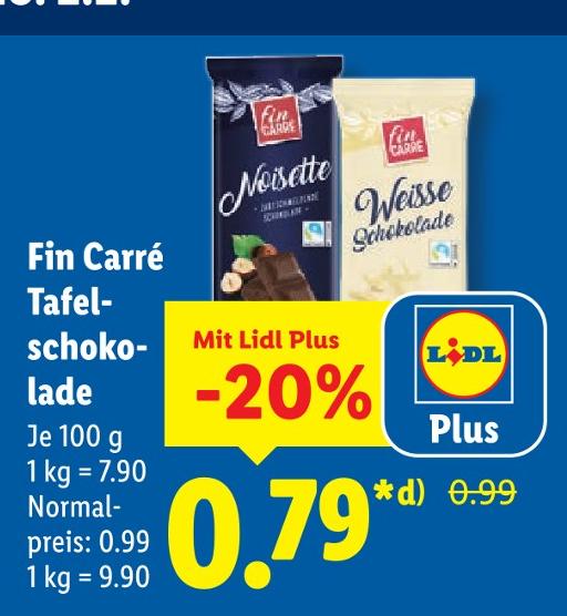 Tafelschokolade Noisette