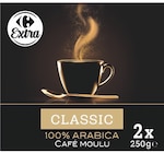 Café moulu - Carrefour Extra - Supermarchés Match à Strasbourg Café moulu - Carrefour Extra en promo chez Supermarchés Match Strasbourg à 11,79 €