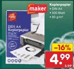 Kopierpapier im Angebot bei Netto Marken-Discount in Tübingen Kopierpapier Angebote von maker bei Netto Marken-Discount Tübingen für 4,99 €