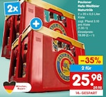Hefe-Weißbier Naturtrüb von Paulaner im aktuellen Netto Marken-Discount Prospekt für 25,98 €