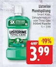 Mundspülung von Listerine für 3,99 € bei EDEKA im Angebot Mundspülung von Listerine im aktuellen EDEKA Prospekt