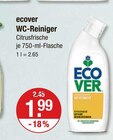 WC-Reiniger im Angebot bei V-Markt in Regensburg WC-Reiniger Angebote von ecover bei V-Markt Regensburg für 1,99 €