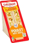 Netto Courrières - Promo SANDWICH LE CLASSIQUE POULET RÔTI MAYONNAISE Promo SANDWICH LE CLASSIQUE POULET RÔTI MAYONNAISE à 2,98 € dans le catalogue Netto à Courrières
