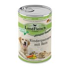 Aktuelle Reis Angebote bei Zookauf in Hannover Aktuelles LandFleisch Dog Classic Rinderpansen mit Reis und Gartengemüse 400 g Angebot bei Zookauf in Hannover ab 1,29 €