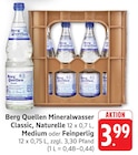 Aktuelles Mineralwasser Classic Angebot bei EDEKA in Mannheim ab 3,99 €