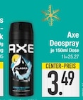 Deospray im Angebot bei E center in Regensburg Deospray Angebote von Axe bei E center Regensburg für 3,49 €