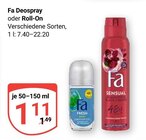 Deospray bei GLOBUS im Lambrechtshagen Prospekt für 1,11 €