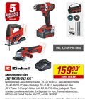 Maschinen-Set „TE-TK 18/3 Li Kit“ im Angebot bei toom Baumarkt in Hilden Maschinen-Set „TE-TK 18/3 Li Kit“ Angebote von Einhell bei toom Baumarkt Hilden für 159,99 €