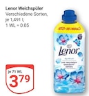 Weichspüler Angebote von Lenor bei GLOBUS Saarlouis für 3,79 €