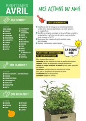 Serre De Jardin Angebote im Prospekt "Mon calendrier du potager" von Gamm vert auf Seite 18