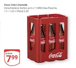 Coca-Cola Limonade im Angebot bei GLOBUS in St. Ingbert Coca-Cola Limonade Angebote von Coca-Cola bei GLOBUS St. Ingbert für 7,99 €
