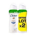 Déodorant atomiseur Zéro% "Lot de 2" - DOVE en promo chez Carrefour Market Déodorant atomiseur Zéro% "Lot de 2" - DOVE dans le catalogue Carrefour Market