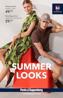 Peek und Cloppenburg Prospekt SUMMER LOOKS mit 13 Seiten