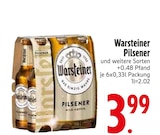 Pilsener im Angebot bei EDEKA in Landshut Pilsener Angebote von Warsteiner bei EDEKA Landshut für 3,99 €