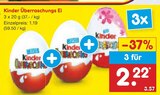 Überraschungs Ei Angebote von Kinder bei Netto Marken-Discount Mönchengladbach für 2,22 €