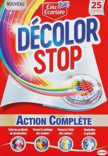 Lingettes Décolor Stop Anti-décoloration - Monoprix à Cergy Lingettes Décolor Stop Anti-décoloration en promo chez Monoprix Cergy à 3,70 €