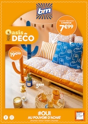 Catalogue Meubles & Décoration B&M en cours à Auray et alentours, "Oasis de DECO", 12 pages, 07/05/2025 - 25/05/2025